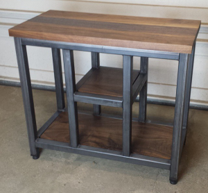 industrial side table                         